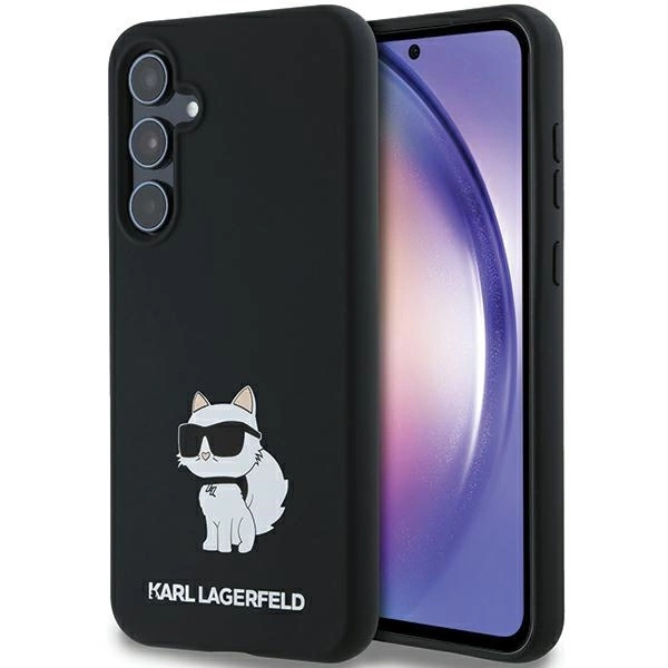 Karl Lagerfeld Silicone Choupette case for Samsung Galaxy A55 - blackeng