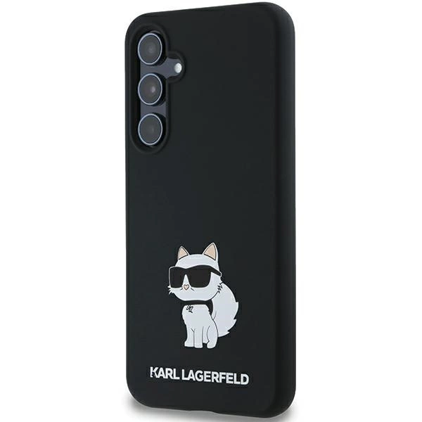 Karl Lagerfeld Silicone Choupette case for Samsung Galaxy A55 - blackeng