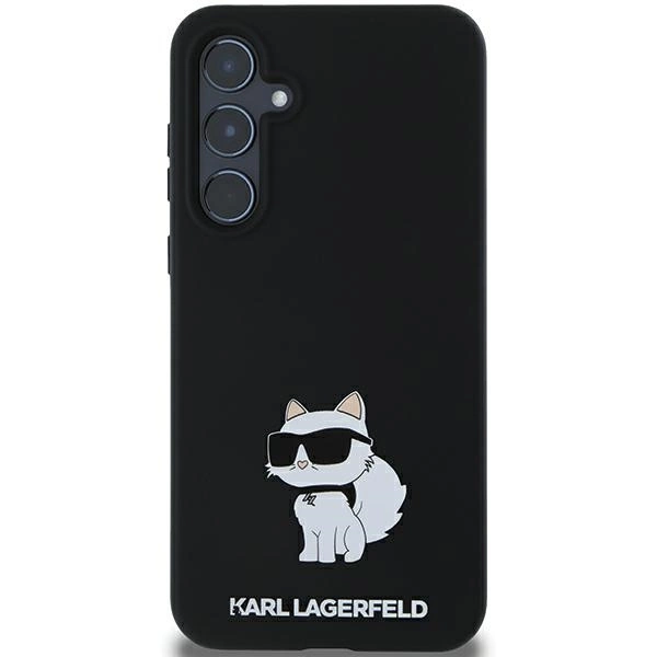 Karl Lagerfeld Silicone Choupette case for Samsung Galaxy A55 - blackeng
