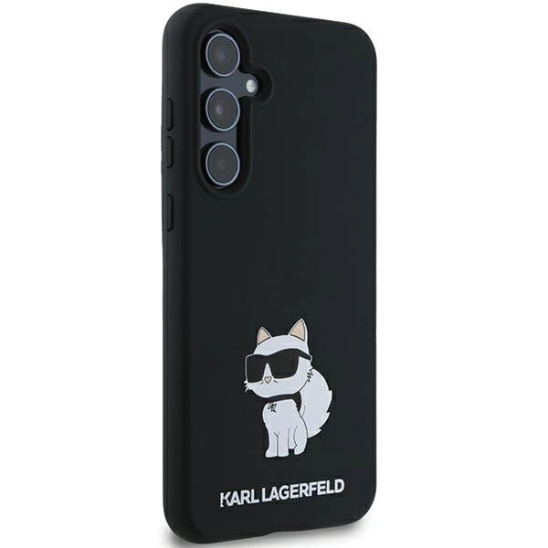 Karl Lagerfeld Silicone Choupette case for Samsung Galaxy A55 - blackeng