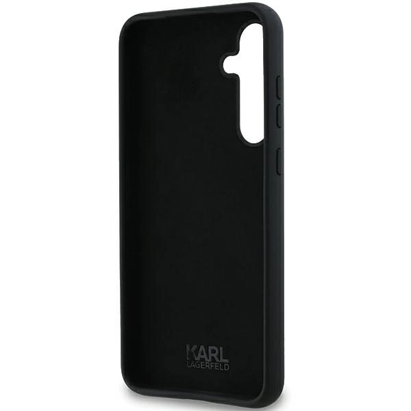 Karl Lagerfeld Silicone Choupette case for Samsung Galaxy A55 - blackeng
