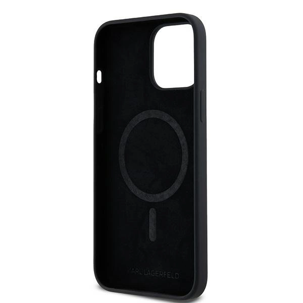 Karl Lagerfeld Silicone Karl&Choupette MagSafe case for iPhone 13 Pro / 13 - blackeng