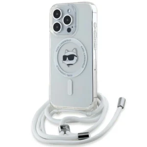 Karl Lagerfeld IML Choupette Head & Cord MagSafe case for iPhone 14 Pro Max - transparenteng