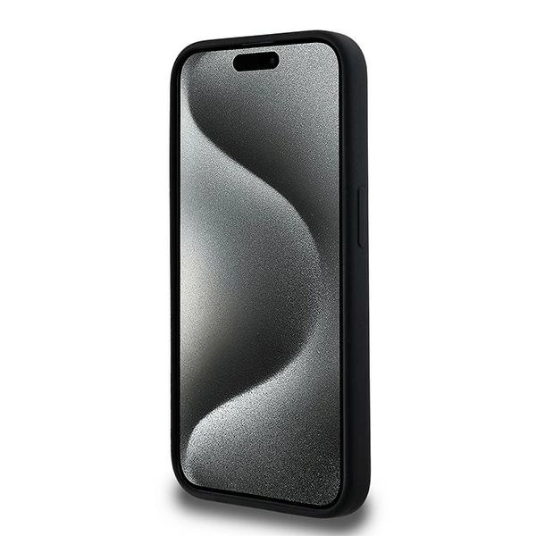 Karl Lagerfeld Silicone Karl&Choupette MagSafe case for iPhone 15 Pro - blackeng