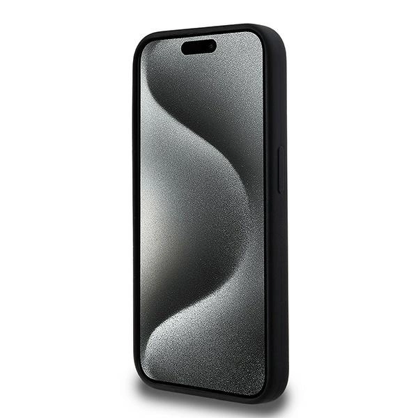 Karl Lagerfeld Silicone Karl&Choupette MagSafe case for iPhone 15 Pro - blackeng