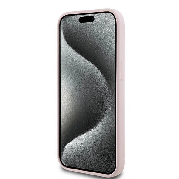 Karl Lagerfeld Silicone Karl&Choupette MagSafe case for iPhone 15 / 14 / 13 - pinkeng