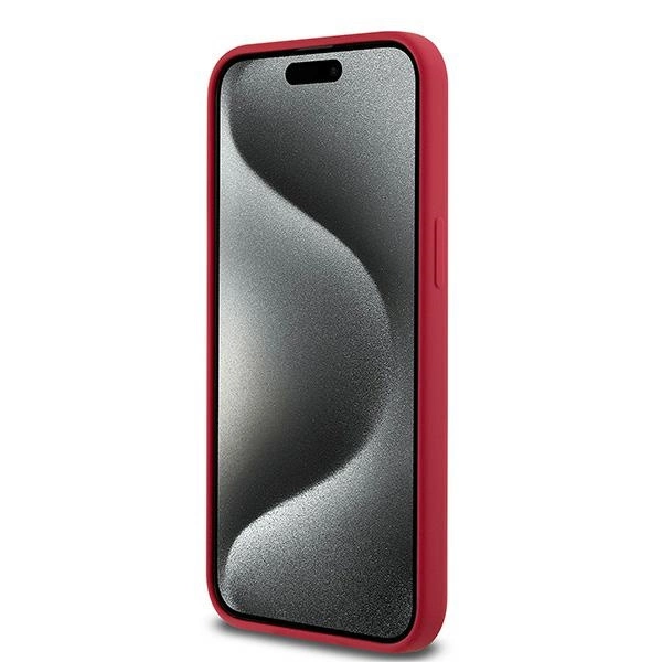 Karl Lagerfeld Silicone Karl&Choupette Ring MagSafe case for iPhone 15 Pro Max - redeng