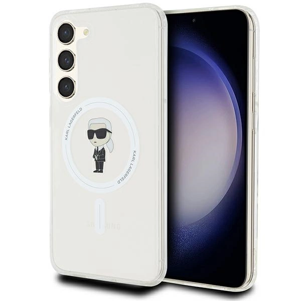 Karl Lagerfeld IML Ikonik MagSafe case for Samsung Galaxy S24+ - transparenteng