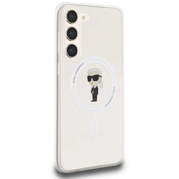 Karl Lagerfeld IML Ikonik MagSafe case for Samsung Galaxy S24+ - transparenteng