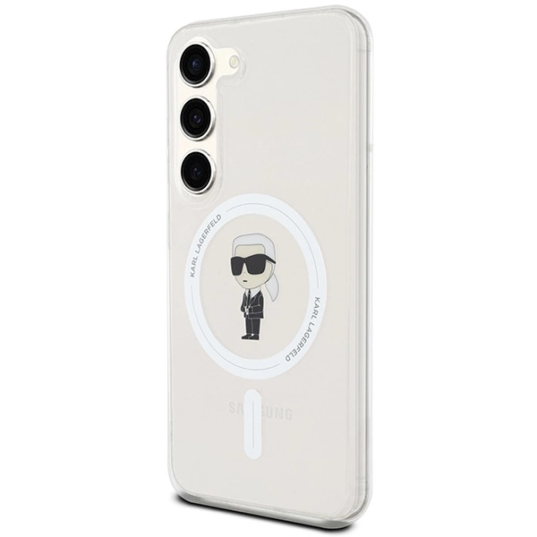 Karl Lagerfeld IML Ikonik MagSafe case for Samsung Galaxy S24 - transparenteng