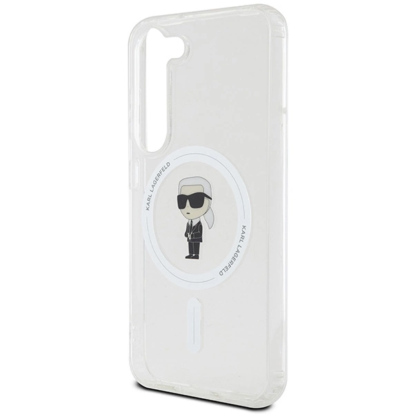 Karl Lagerfeld IML Ikonik MagSafe case for Samsung Galaxy S24 - transparenteng