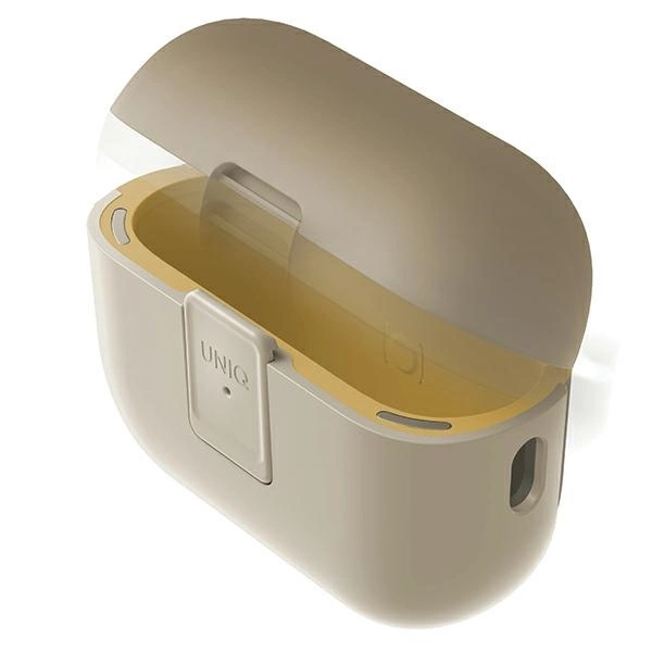 Uniq Clyde Lock Case for AirPods Pro 2 (2022/2023) - beige and yelloweng