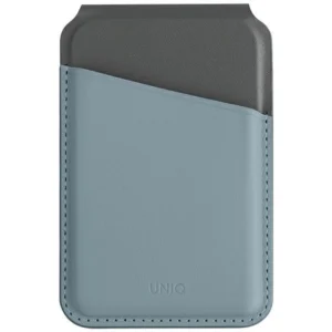 Uniq Lyden DS magnetic RFID wallet with phone stand - blue and blackeng