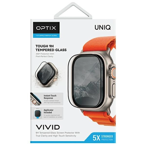 Uniq Optix Vivid glass for Apple Watch Ultra 49mm with applicatoreng