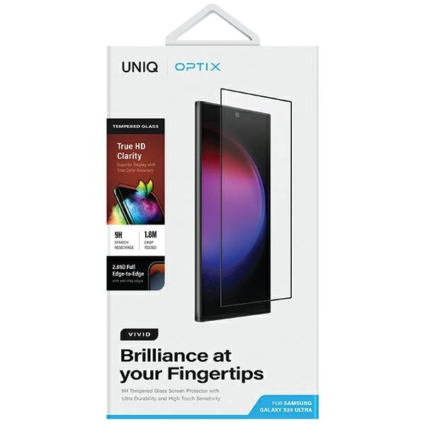 Uniq Optix Vivid glass for Samsung Galaxy S24 Ultra with applicatoreng
