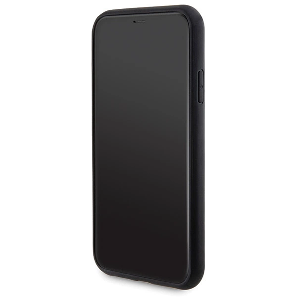 Guess 4G Metal Logo case set for iPhone 11 + 5000mAh MagSafe power bank - blackeng