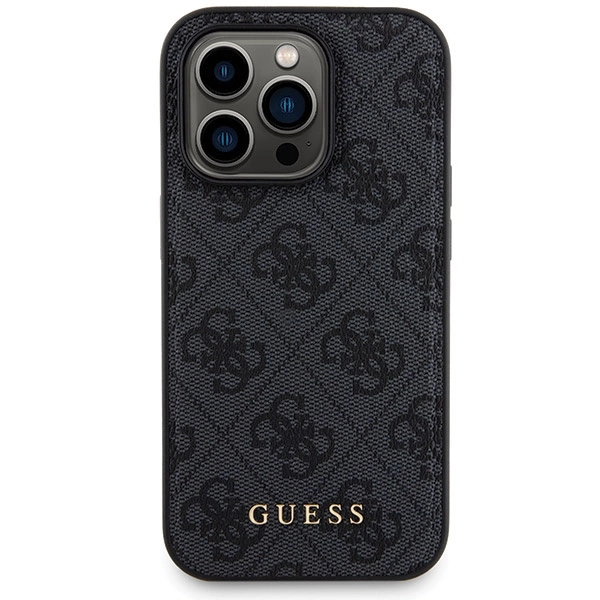 Guess 4G Metal Logo case set for iPhone 13 Pro + 5000mAh MagSafe power bank - blackeng