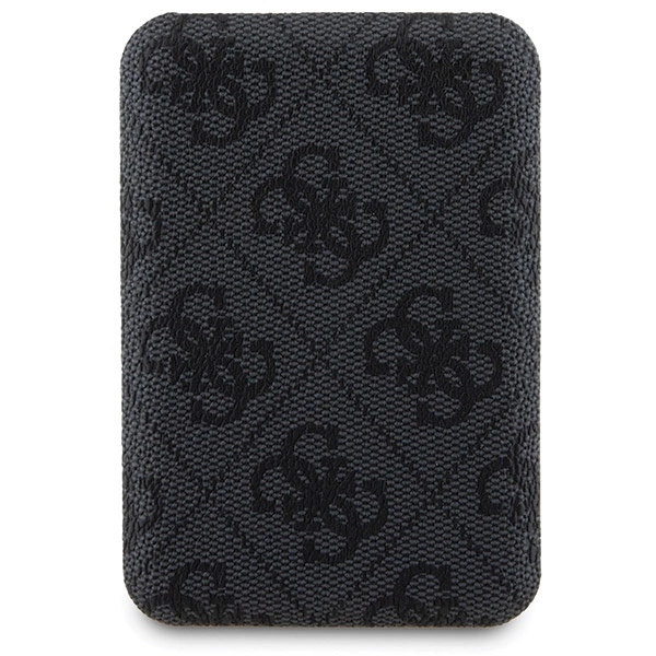 Guess 4G Metal Logo case set for iPhone 15 + 5000mAh MagSafe power bank - blackeng