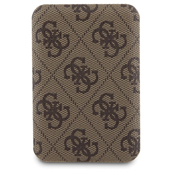 Guess 4G Metal Logo case set for iPhone 15 Pro Max + 5000mAh MagSafe power bank - browneng