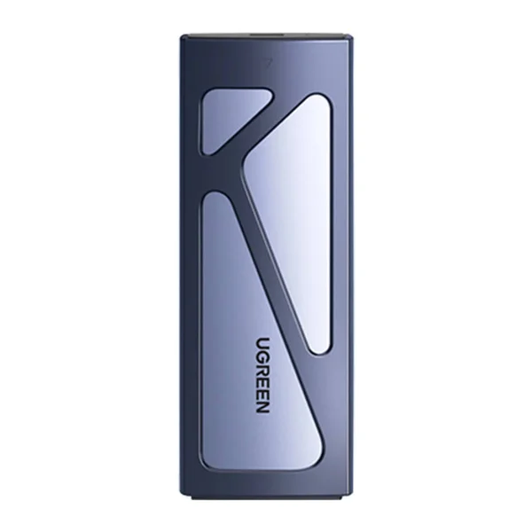 Ugreen CM578 15512 enclosure for M.2 NVMe 10Gbps drive - black + USB-C / USB-A cable + USB-C / USB-C cableeng