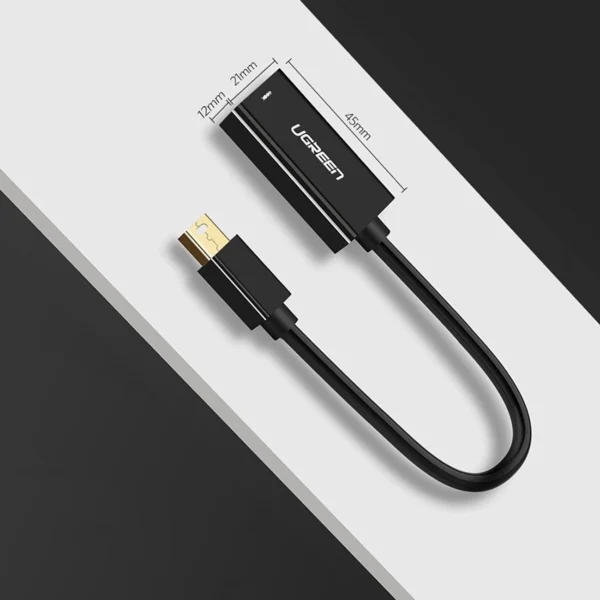 Ugreen MD112 10461 mini DisplayPort (male) / HDMI (female) FHD 1080p adapter - blackeng