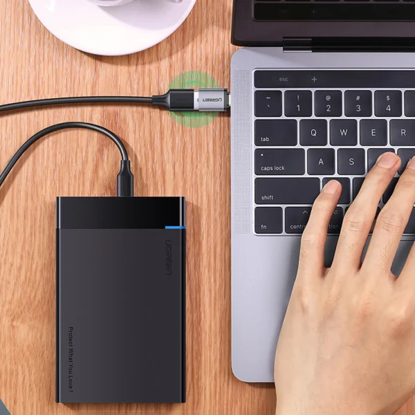 Ugreen US270 USB-C (Male) / USB-A 3.0 (Female) Adapter with Lanyard - Grayeng