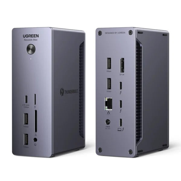 Ugreen U710 13in1 Docking Station 2x Thunderbolt 4 / 4x USB-A / DP / RJ45 / SD TF Reader / USB-C / 3.5mm Mini Jackeng