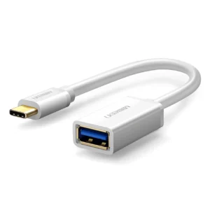 Ugreen US154 30702 USB-A 3.0 (female) / USB-C 3.0 (male) OTG adapter - whiteeng