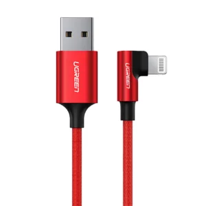 Ugreen US299 60555 angled Lightning / USB-A MFi cable 2.4A 1m - redeng
