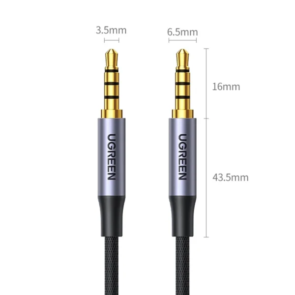 Ugreen AV183 cable 10648 mini jack 3.5mm / mini jack 3.5mm 1m - grayeng