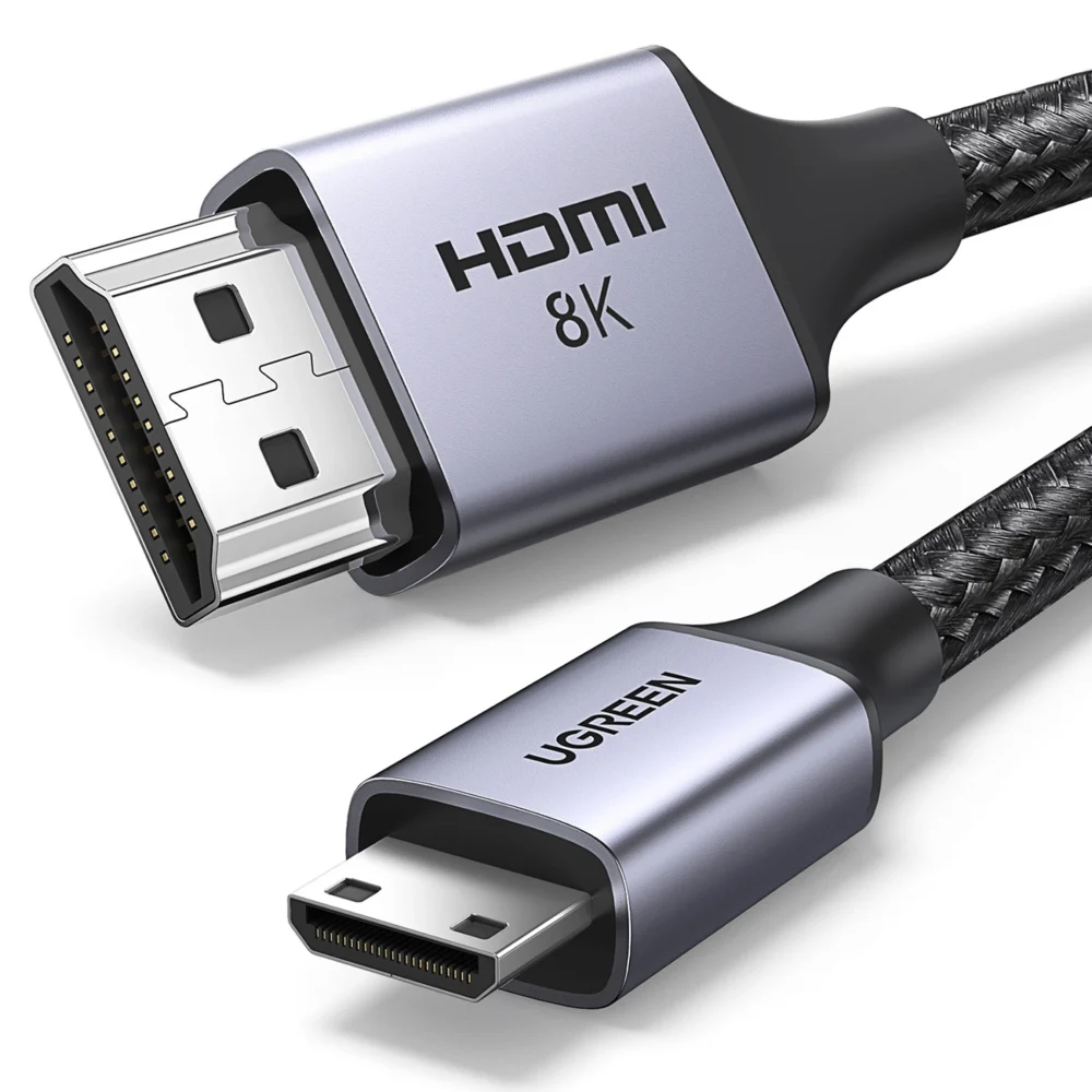 Ugreen HD163 15514 mini HDMI / HDMI 2.1 8K cable 1m - grayeng