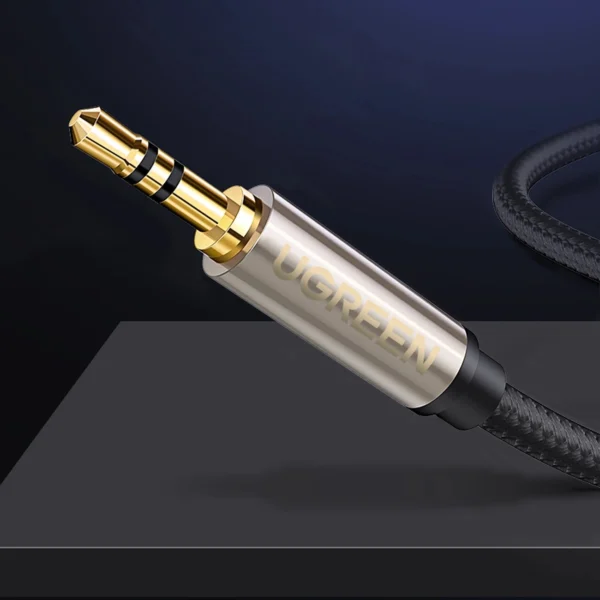 Ugreen AV127 10629 audio TRS cable mini jack 3.5mm / jack 6.35mm 3m - grayeng
