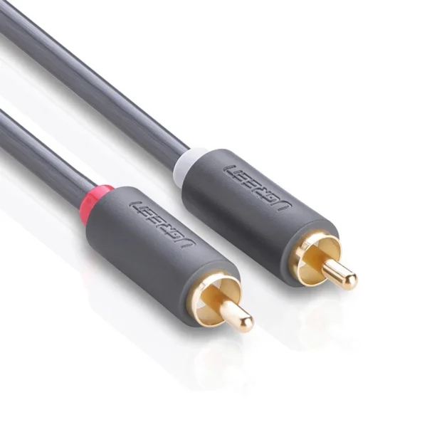 Ugreen AV104 10519 audio cable 2RCA (male) / 2RCA (male) 3m - grayeng