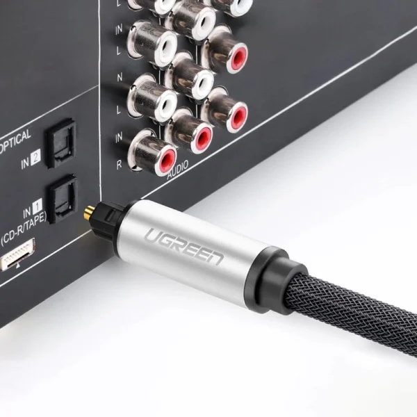 Ugreen AV108 10542 optical Toslink/SPDIF cable 1.5m - grayeng