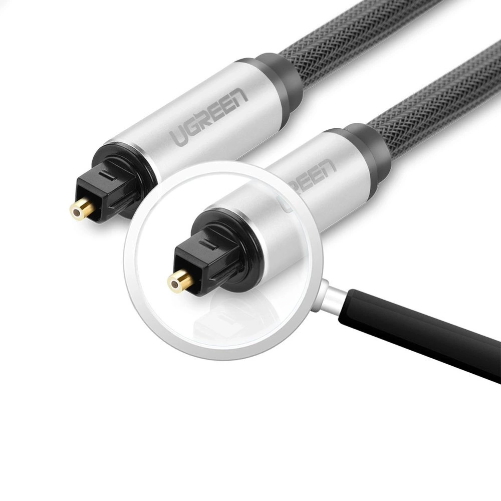 Ugreen AV108 10542 optical Toslink/SPDIF cable 1.5m - grayeng