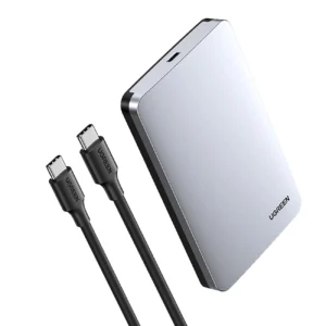 Ugreen CM300 70499 bay for 2.5'' SATA 3.0 6Gbps hard drive - gray + USB-C - USB-C cable 0.5meng