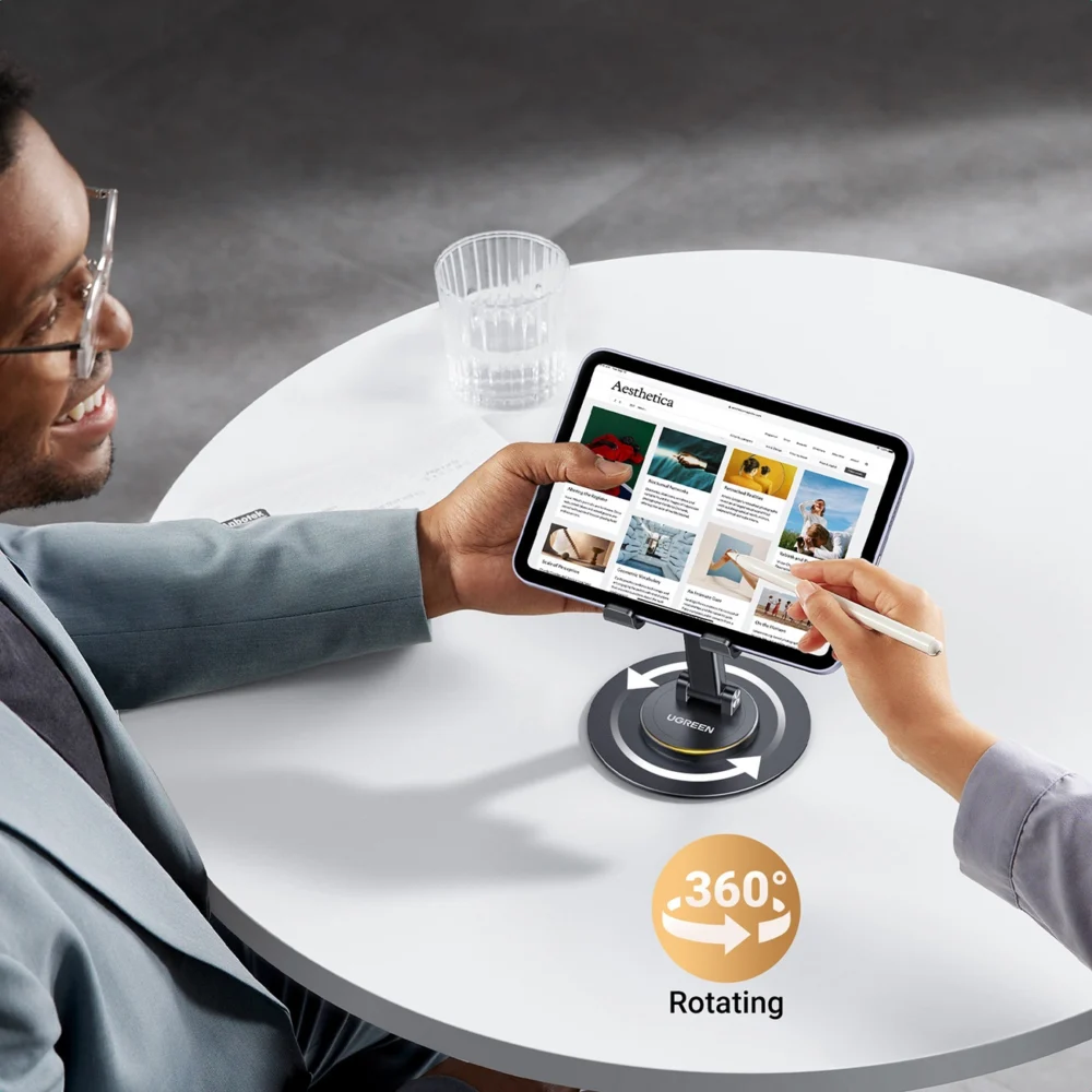 Ugreen LP805 desk stand for phone tablet - blackeng