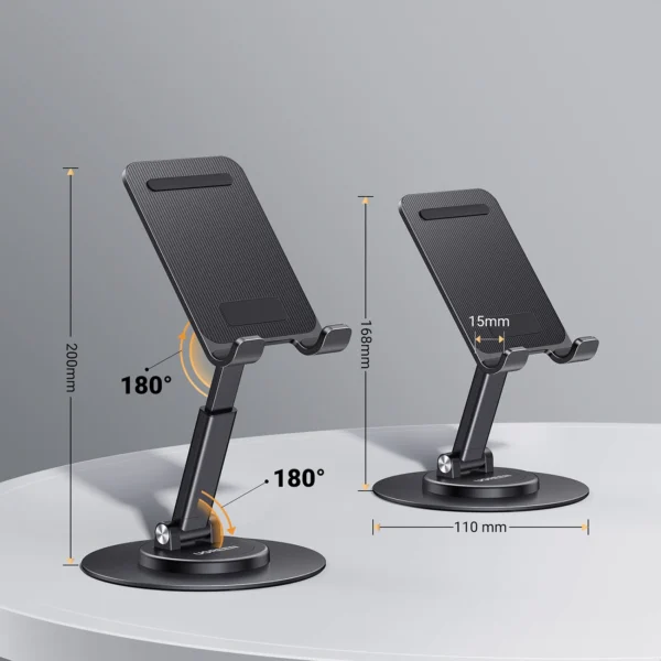 Ugreen LP805 desk stand for phone tablet - blackeng
