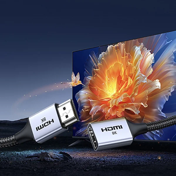 Ugreen HD165 HDMI (Male) / HDMI (Female) 8K Cable 0.15m - Grayeng