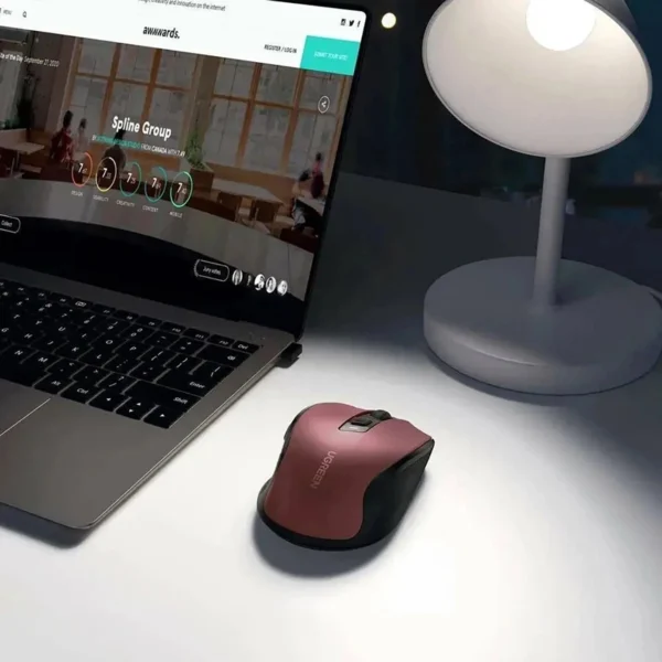 Ugreen MU006 optical wireless USB mouse 2.4GHz 4000 DPI - redeng