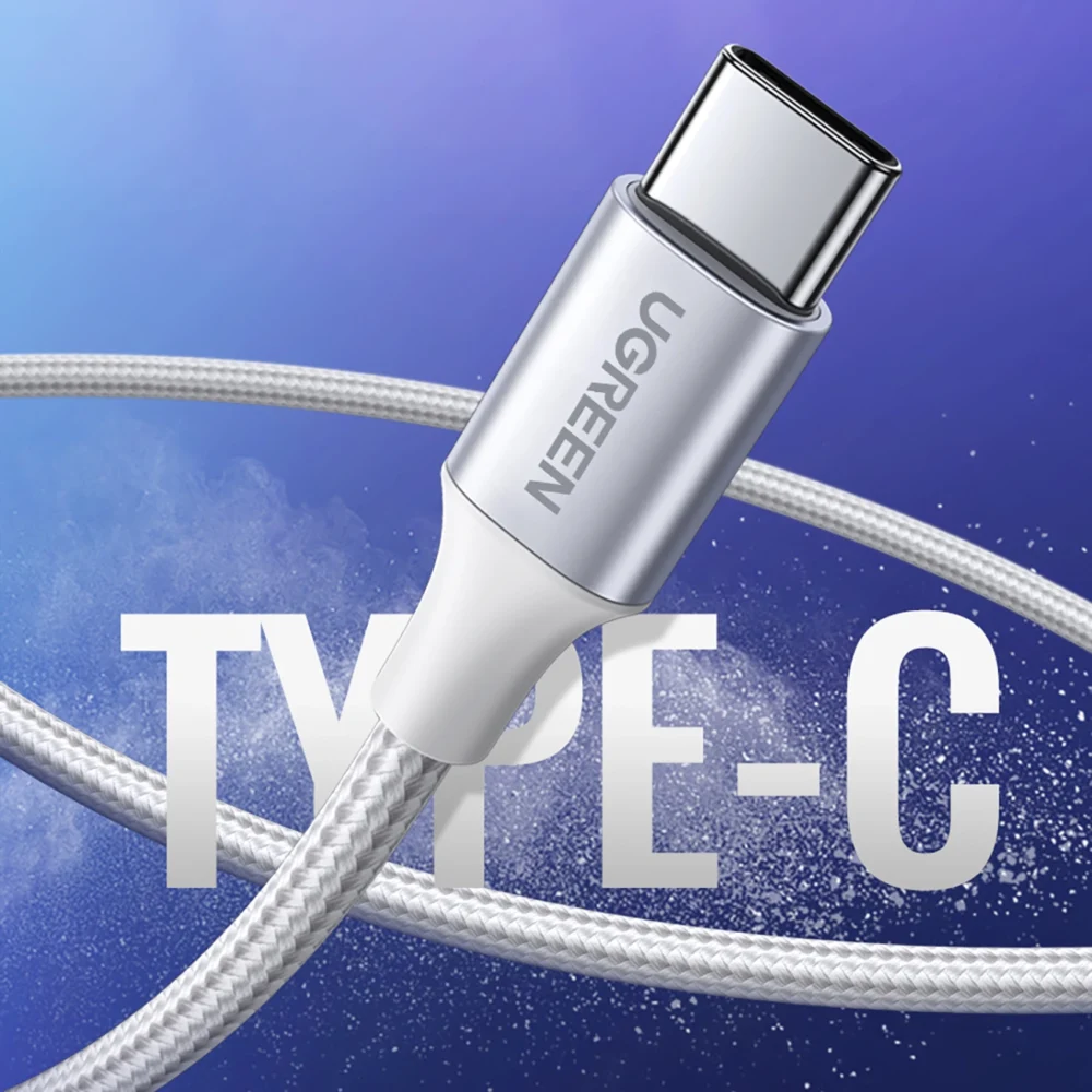 Ugreen US288 60131 USB-A / USB-C QC 3.0 3A 1m cable - whiteeng