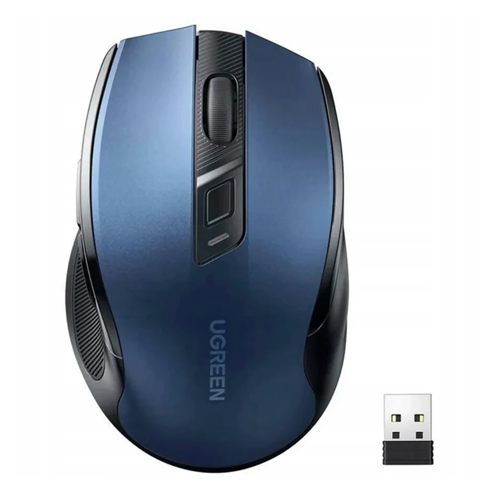 Ugreen MU006 optical wireless USB mouse 2.4GHz 4000 DPI - blueeng