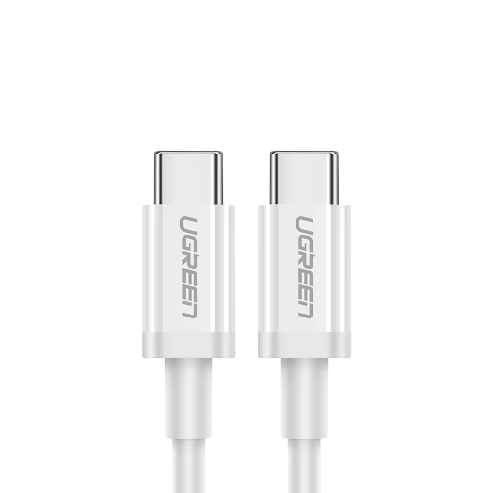 Ugreen US264 60519 USB-C / USB-C PD QC AFC Cable 1.5m - Whiteeng