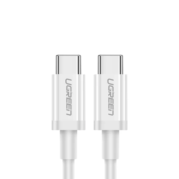 Ugreen US264 60519 USB-C / USB-C PD QC AFC Cable 1.5m - Whiteeng