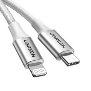 Ugreen US304 70523 USB-C / Lightning MFi cable 1m - silvereng