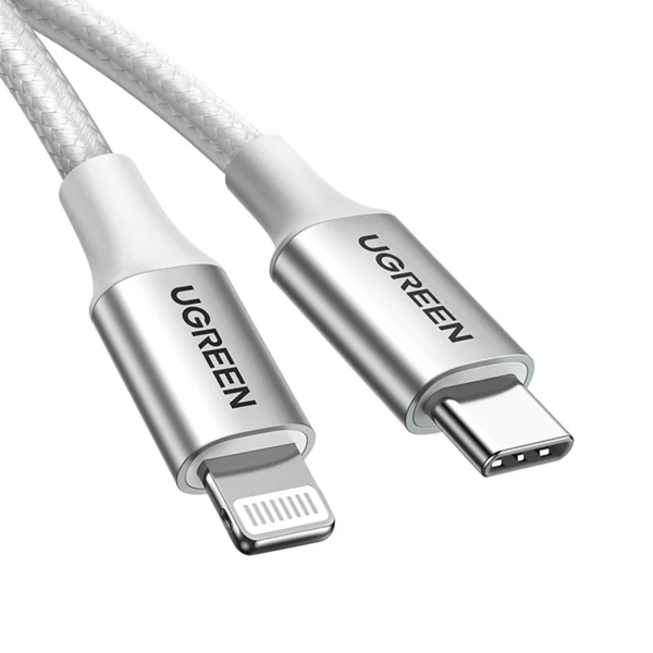 Ugreen US304 70523 USB-C / Lightning MFi cable 1m - silvereng