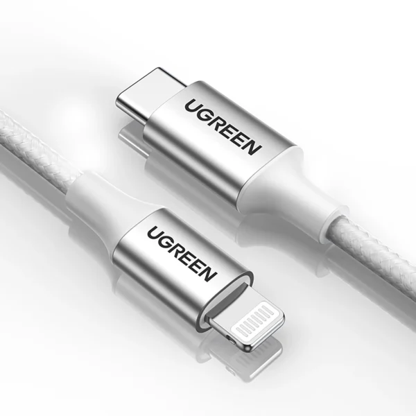 Ugreen US304 70523 USB-C / Lightning MFi cable 1m - silvereng