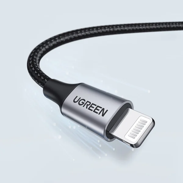 Ugreen US199 60158 USB-A / Lightning MFi cable 2m - blackeng