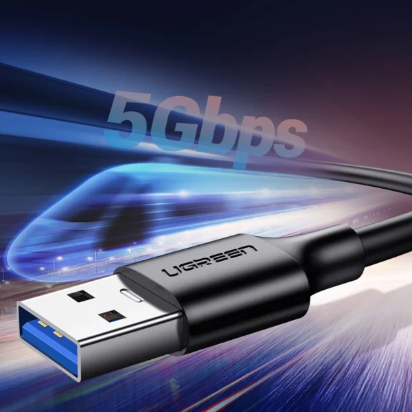 Ugreen US184 20884 USB-A 3.0 / USB-C 3A 2m cable - blackeng