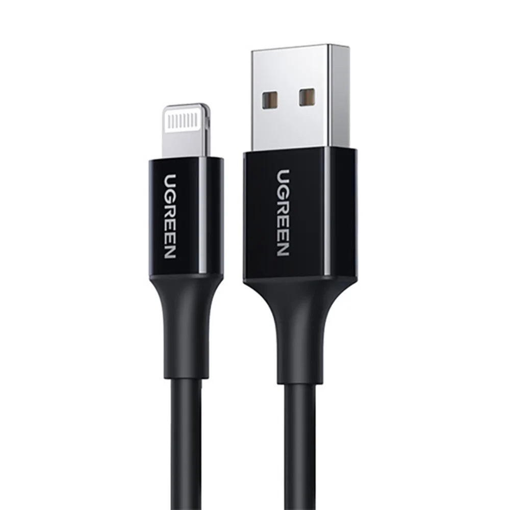 Ugreen US155 80822 USB-A / Lightning MFi 2.4A cable 1m - blackeng